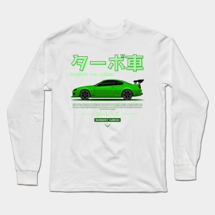 Green JDM S15 S Chassis Legend Long Sleeve T-Shirt